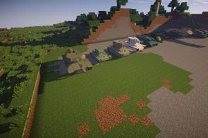Сервера Minecraft с модом Flans на проекте Squareland