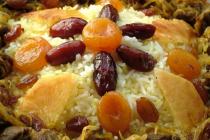 The recipe for pilaf with raisins step by step with a photo