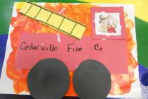 صنایع دستی کودکان DIY با موضوع ایمنی در برابر آتش سوزی در مهد کودک ، مدرسه: عکس